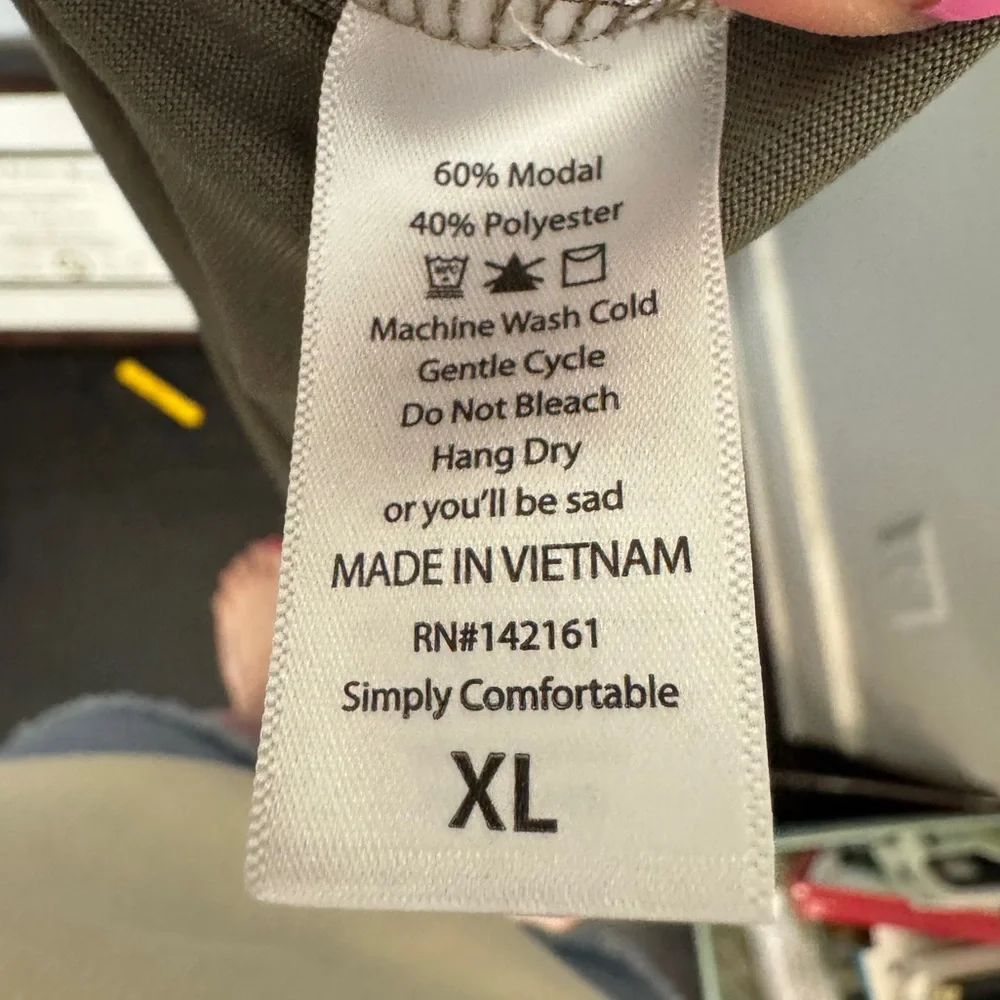 LuLaRoe High Low Dress in Olive Green - Picture 6 of 7